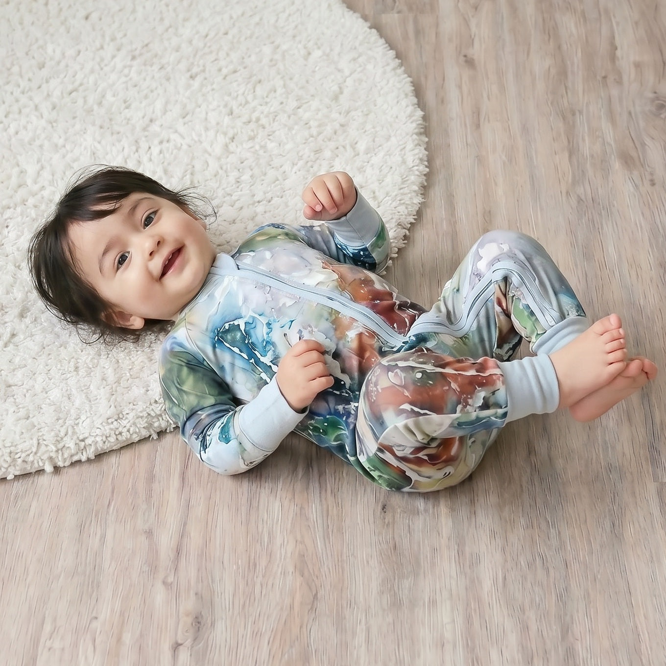 Bamboe Baby Boxpakje - Multicolor met Marmer