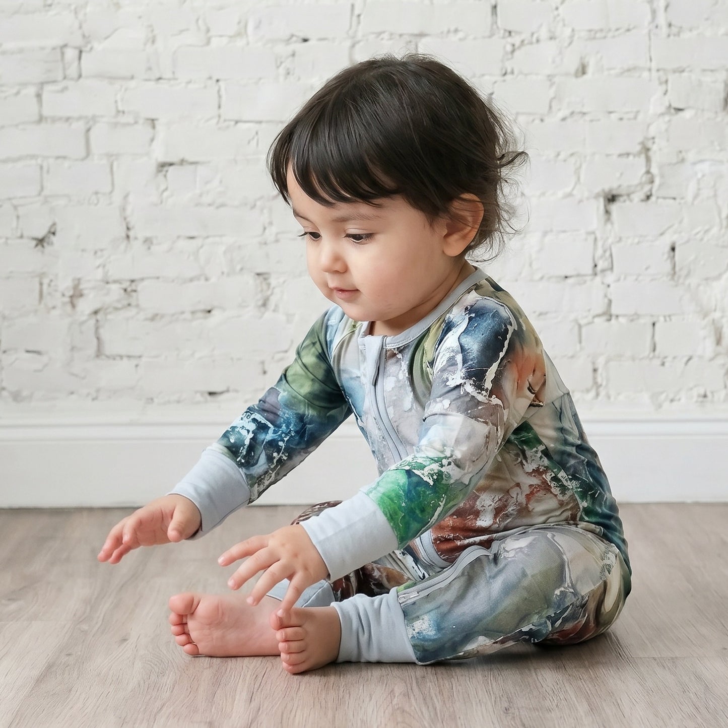 Bamboe Baby Boxpakje - Multicolor met Marmer